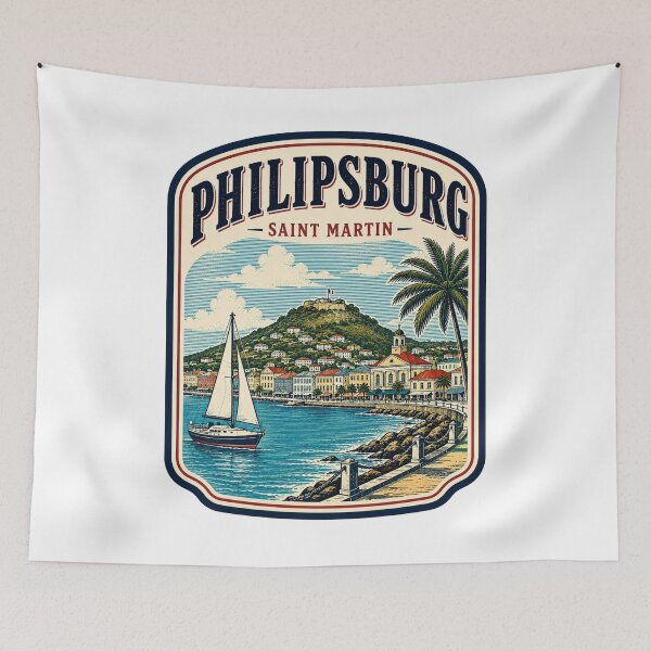 Item preview, Philipsburg - Saint Martin designed and sold by GoodOldVintage.