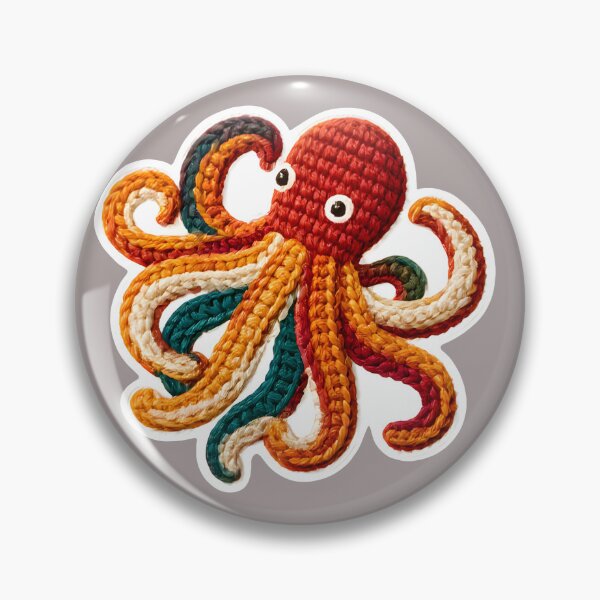 Item preview, Colorful Crochet Octopus – Cute Ocean Friend designed and sold by KAM-KAM-STORE.