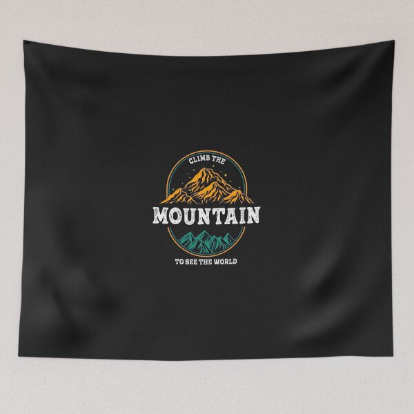 Item preview, Climb Mountain See World Vintage Emblem designed and sold by VuKhanh123.