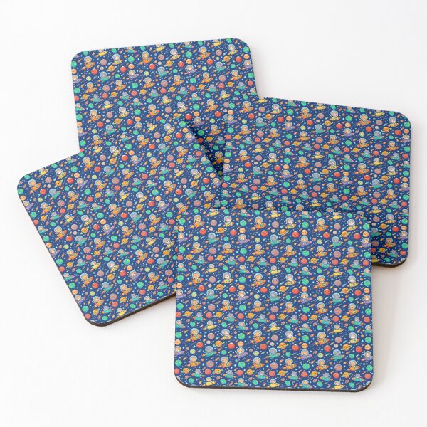 Item preview, Adventurous Space Cat Pattern - Rockets and Planets designed and sold by conamor-bymel.
