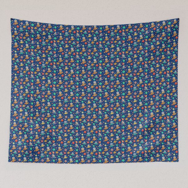 Item preview, Adventurous Space Cat Pattern - Rockets and Planets designed and sold by conamor-bymel.