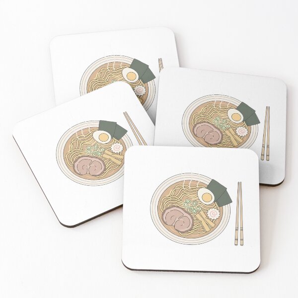 Item preview, Lo-Fi Aesthetic Japanese Ramen Bowl Line Art designed and sold by DripCultureLab.