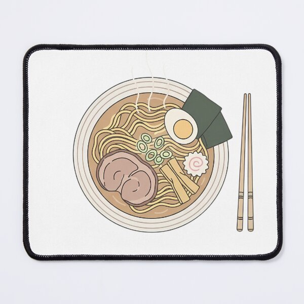 Item preview, Lo-Fi Aesthetic Japanese Ramen Bowl Line Art designed and sold by DripCultureLab.