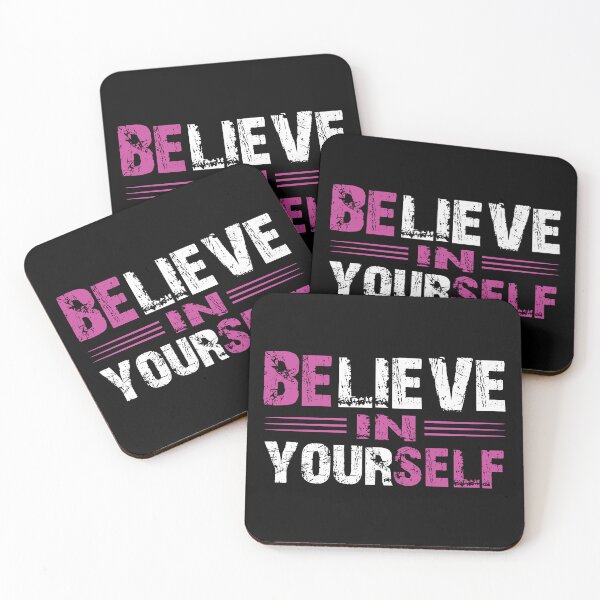 Item preview, Believe in Yourself Motivational Inspirational Positive Quote - Humor Minimal - Typography Design T-Shirt designed and sold by Artimax-Studio.