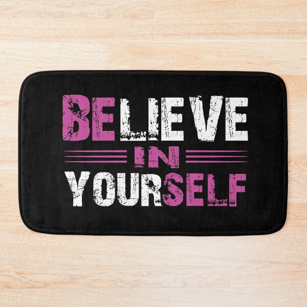 Item preview, Believe in Yourself Motivational Inspirational Positive Quote - Humor Minimal - Typography Design T-Shirt designed and sold by Artimax-Studio.