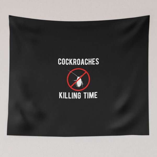 Item preview, Cockroaches Killing Time Funny Insect Pest Control designed and sold by lauvjdxks.