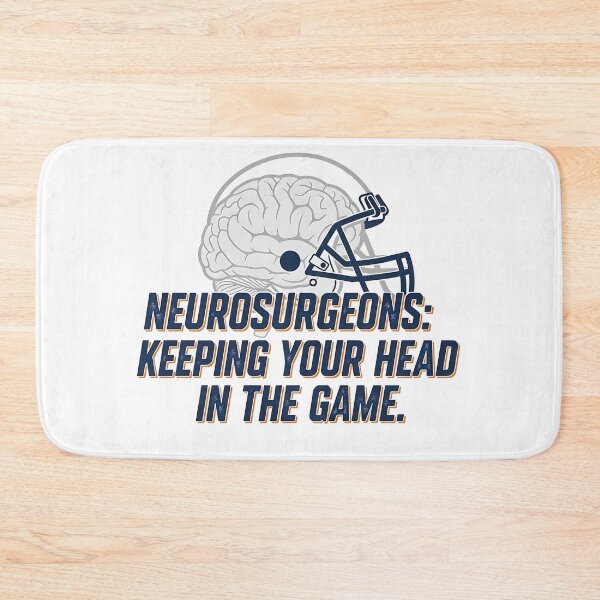 Item preview, Neurosurgeons: Keeping Your Head in the Game | Medical Humor & Surgeon Pride designed and sold by CuteDesignables.