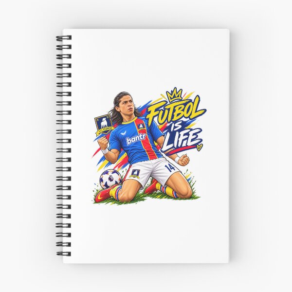 Item preview, Dani Rojas Futbol Is Life Football Celebration Fan Design designed and sold by UrbanKangaroo.