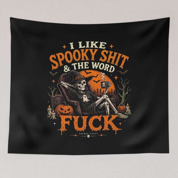 Item preview, Spooky Skeleton Halloween Night designed and sold by SarahGord22306.