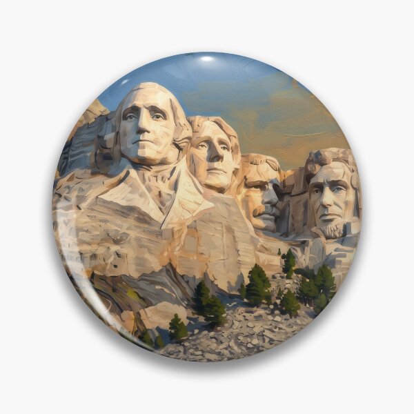 Item preview, Mount Rushmore in Golden Afternoon Light designed and sold by RedPeaStudio.