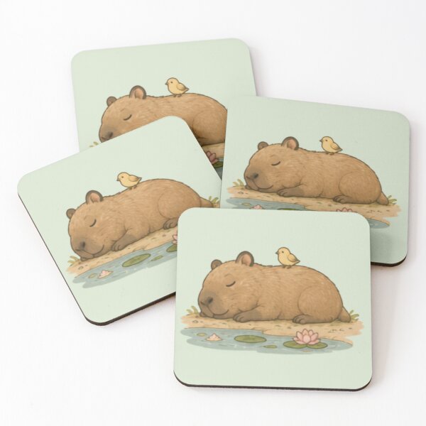 Item preview, Best Buddies Sleepy Capybara designed and sold by MellowMunchkins.