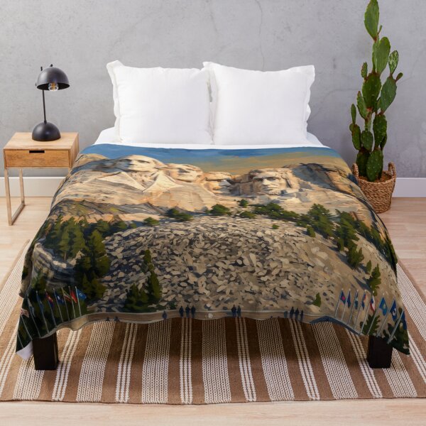 Item preview, Mount Rushmore in Golden Afternoon Light designed and sold by RedPeaStudio.