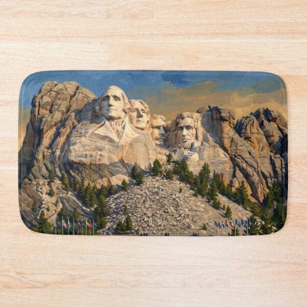 Item preview, Mount Rushmore in Golden Afternoon Light designed and sold by RedPeaStudio.