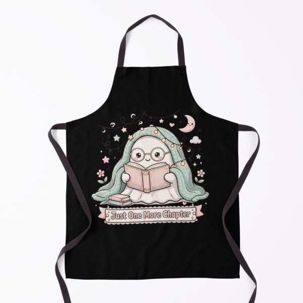 Item preview, Just One More Chapter - Cute Ghost Reading Book Cozy designed and sold by Fulaly.