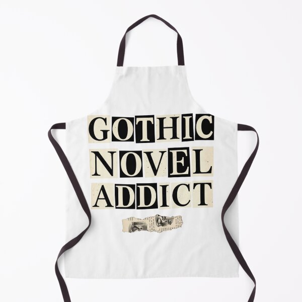 Item preview, Gothic Novel Addict Ransom Note Aesthetic Reader Quote Dark Academia Bookworm designed and sold by raedattia.