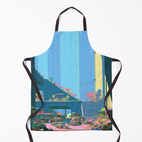 Item preview, Neon Market Under Skyscraper Canopy designed and sold by Venon28.