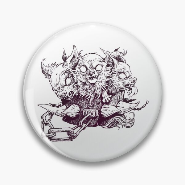 Item preview, Chihuahua Cerberus, black and white designed and sold by DK13-DESIGN.