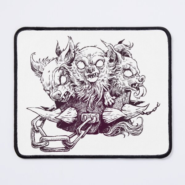 Item preview, Chihuahua Cerberus, black and white designed and sold by DK13-DESIGN.