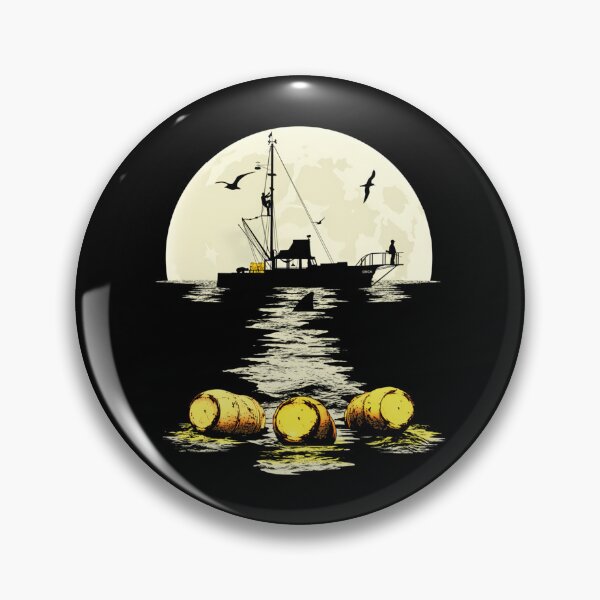Item preview, Ocean Fishing Boat With Yellow Barrels designed and sold by khouya-khouya.