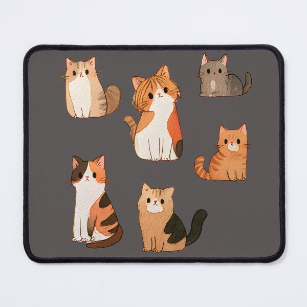 Item preview, Cute Watercolor Cats – Cozy Cat Collection designed and sold by KAM-KAM-STORE.