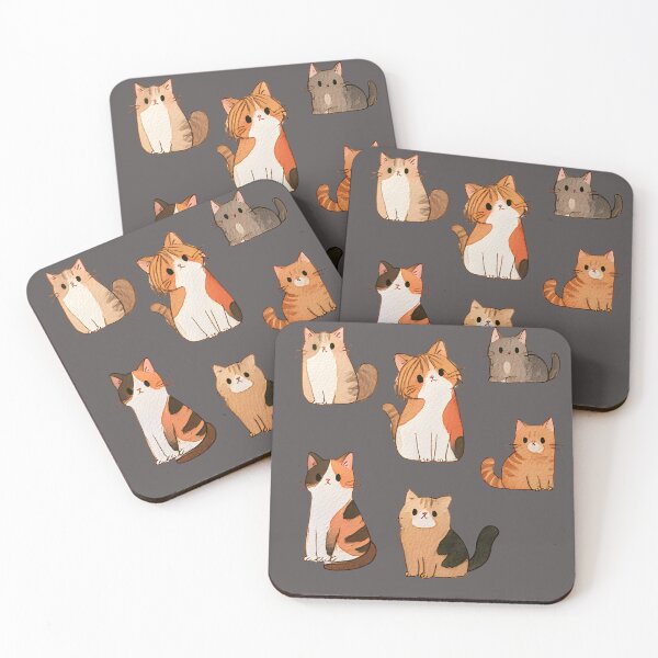 Item preview, Cute Watercolor Cats – Cozy Cat Collection designed and sold by KAM-KAM-STORE.