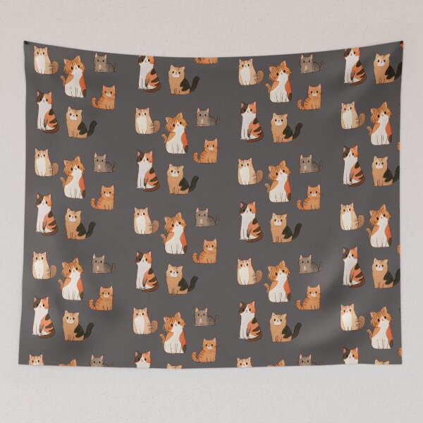 Item preview, Cute Watercolor Cats – Cozy Cat Collection designed and sold by KAM-KAM-STORE.