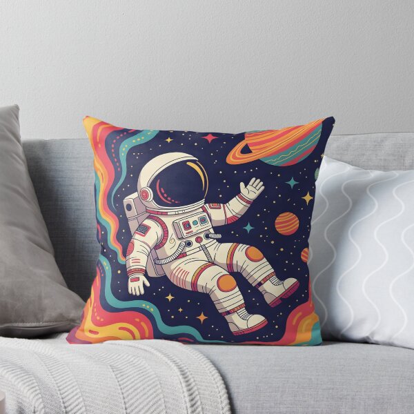Item preview, Floating astronaut wearing a retro spacesuit designed and sold by Ponted.