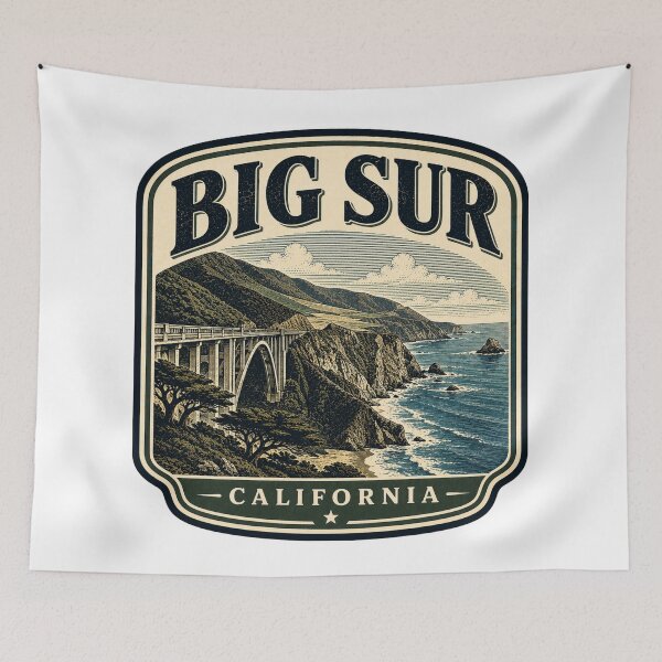 Item preview, Big Sur - California designed and sold by GoodOldVintage.