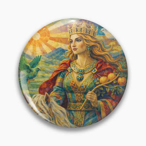 Item preview, Rhiannon Celtic Goddess Painting. designed and sold by GalleryKauffeld.