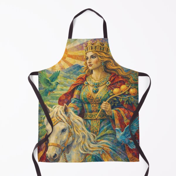 Item preview, Rhiannon Celtic Goddess Painting. designed and sold by GalleryKauffeld.