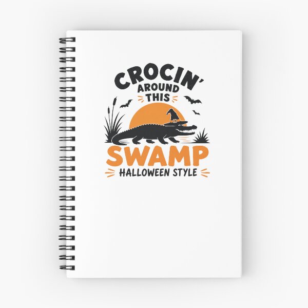 Item preview, Crocin' Around This Swamp Halloween Australia Funny Crocodile Witch Hat designed and sold by Yellowriversss.