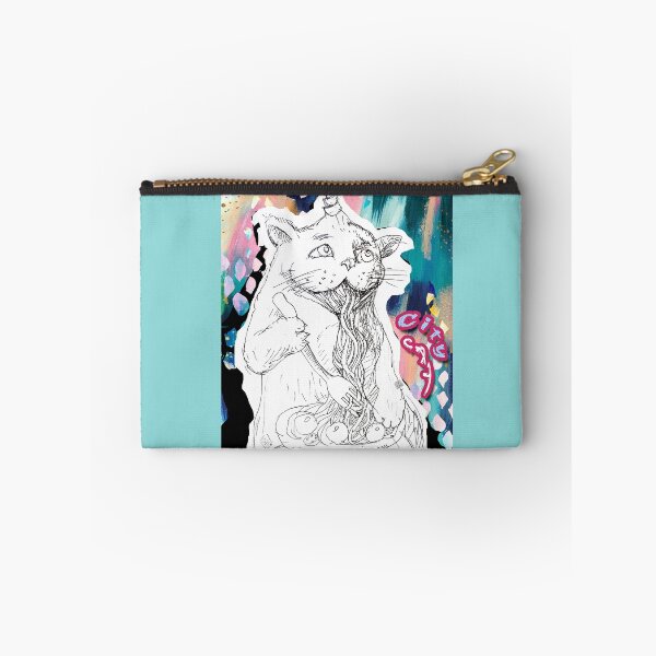 Item preview, City Cat - Cat Eating Spaghetti (Original Drawing by ACCI) designed and sold by VanyssaGraphics.