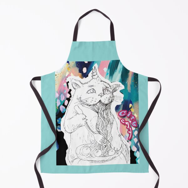 Item preview, City Cat - Cat Eating Spaghetti (Original Drawing by ACCI) designed and sold by VanyssaGraphics.