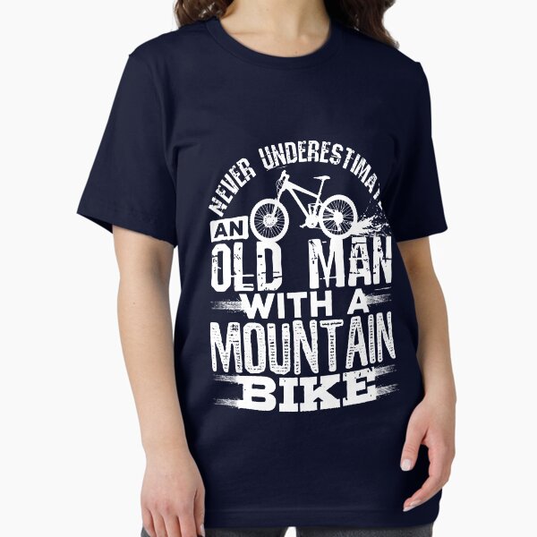 Item preview, Never Underestimate An Old Man With A Mountain Bike designed and sold by jaygo.