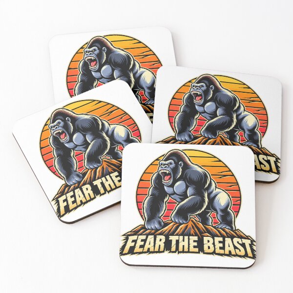 Item preview, fear the beast Retro funny animal designed and sold by KlingIssacs.
