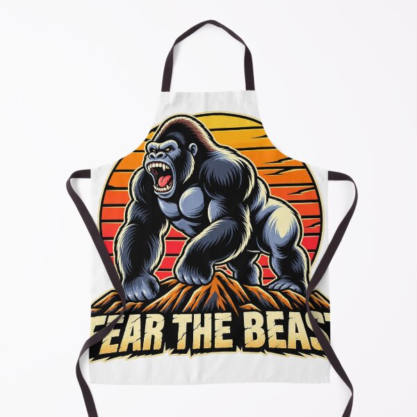 Item preview, fear the beast Retro funny animal designed and sold by KlingIssacs.