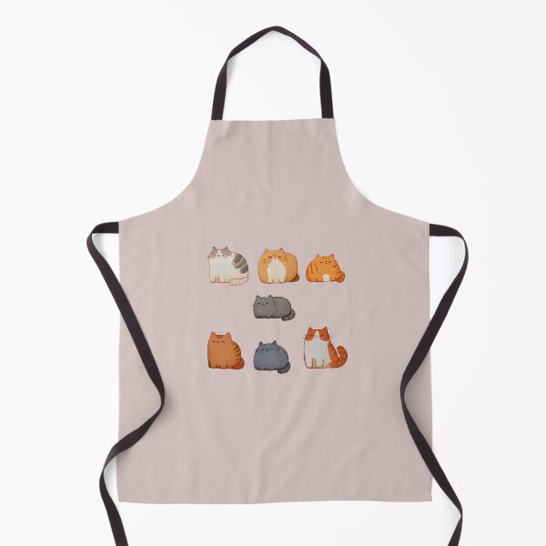 Item preview, Chubby Watercolor Cats – Cute Sleepy Cat Collection designed and sold by KAM-KAM-STORE.