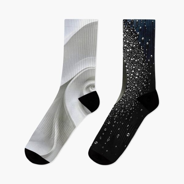 Item preview, Monochrome Spiral Contrast in Black and Silver designed and sold by Vicky Brago-Mitchell®.