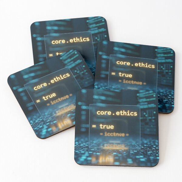 Item preview, Futuristic AI Ethics Code designed and sold by Skaldcraft.