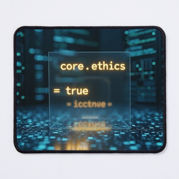 Item preview, Futuristic AI Ethics Code designed and sold by Skaldcraft.