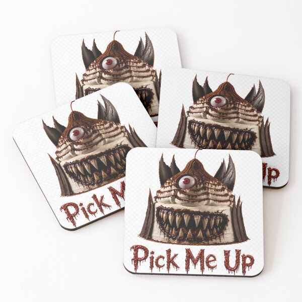 Item preview, Pick Me Up - Horror Tiramisu Monster Dark Art Print designed and sold by HorrorWorldWeb.