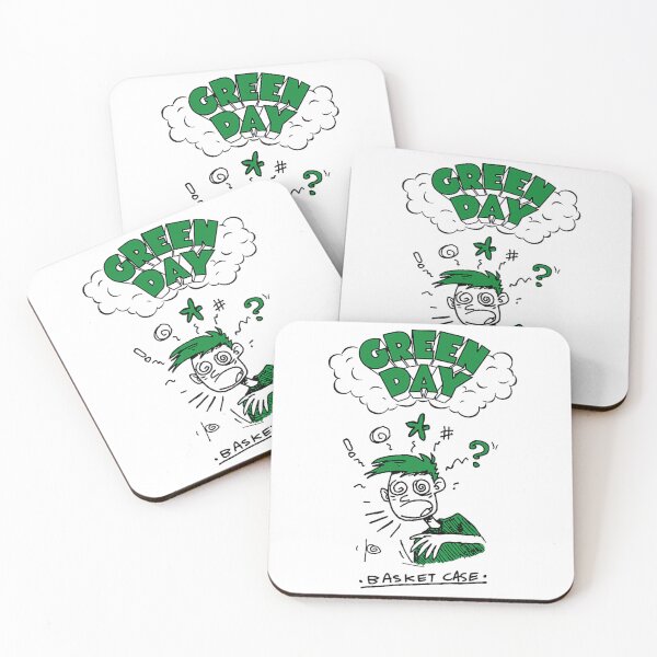 Item preview, Green Sketch Face Basket Case Vibe designed and sold by excitingero.