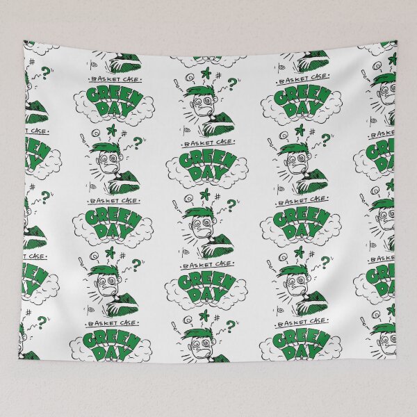 Item preview, Green Sketch Face Basket Case Vibe designed and sold by excitingero.