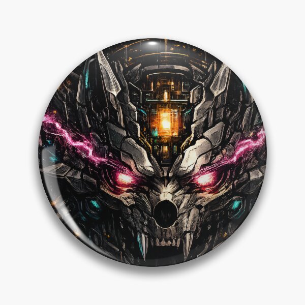 Item preview, Cyberpunk Mechanical Skull Processor Core Art designed and sold by RiteshCenter .
