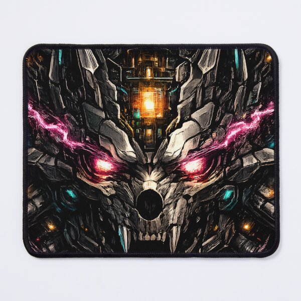 Item preview, Cyberpunk Mechanical Skull Processor Core Art designed and sold by RiteshCenter .