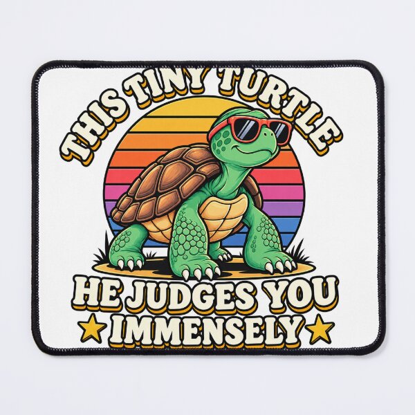 Item preview, this tiny turtle he judges you immensely designed and sold by KlingIssacs.