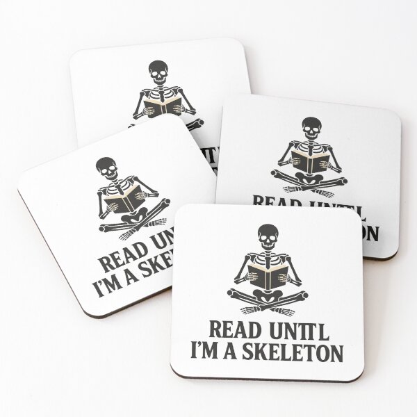 Item preview, Read Until I'm A Skeleton Funny Reading Quote Skeleton Bookworm Booktok Aesthetic designed and sold by raedattia.