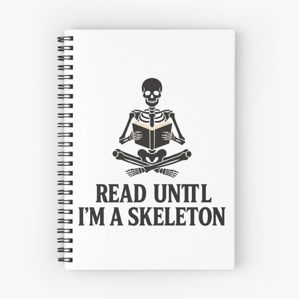 Item preview, Read Until I'm A Skeleton Funny Reading Quote Skeleton Bookworm Booktok Aesthetic designed and sold by raedattia.