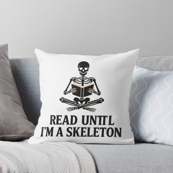 Item preview, Read Until I'm A Skeleton Funny Reading Quote Skeleton Bookworm Booktok Aesthetic designed and sold by raedattia.