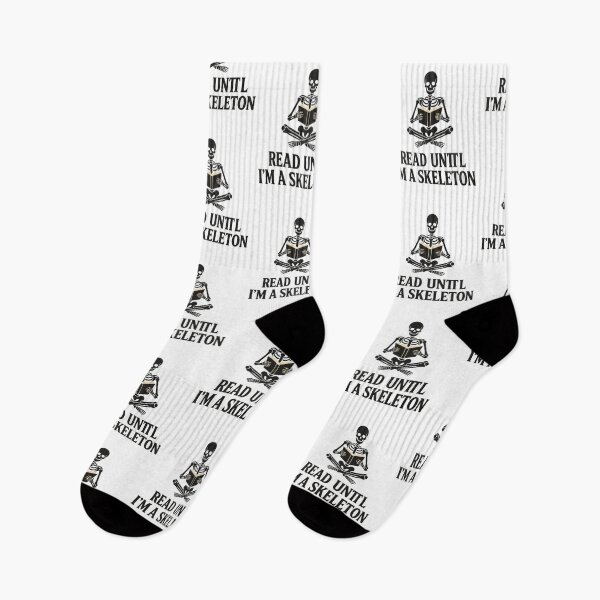 Item preview, Read Until I'm A Skeleton Funny Reading Quote Skeleton Bookworm Booktok Aesthetic designed and sold by raedattia.